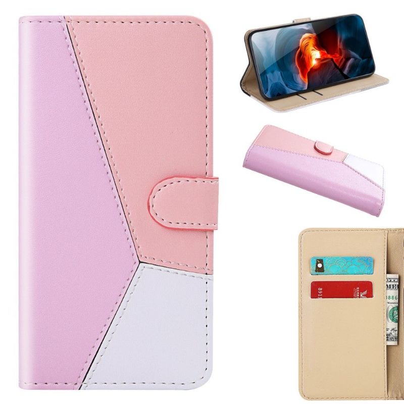 Housse Xiaomi Redmi Note 9 Pro / Note 9S Tricolore Coutures