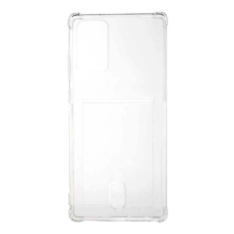 Coque Samsung Galaxy Note 20 Transparente Porte Carte