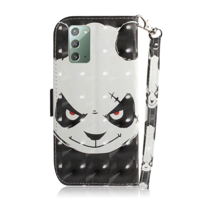 Housse Samsung Galaxy Note 20 Panda maléfique