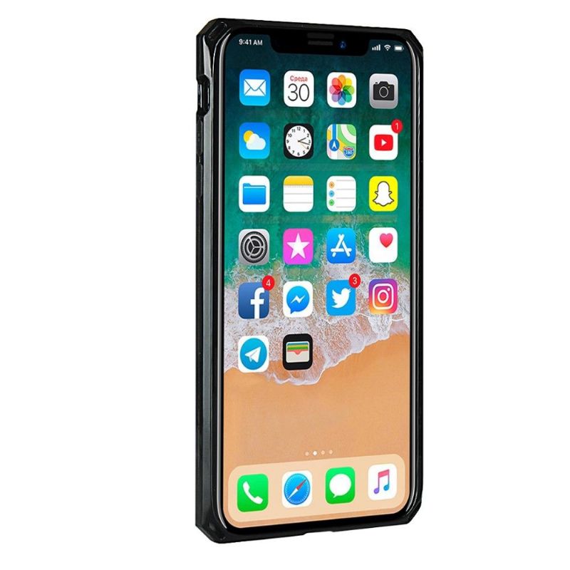 Coque iPhone XS / X Cuir Porte Carte