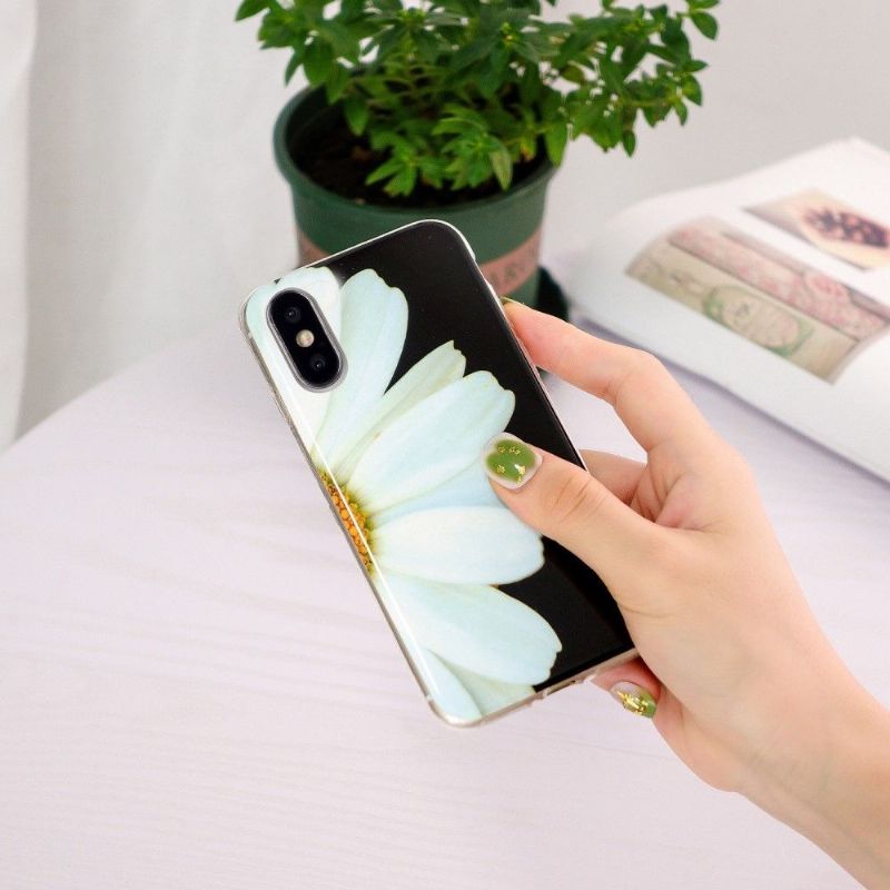 Coque iPhone XS / X Fluorescente Marguerite