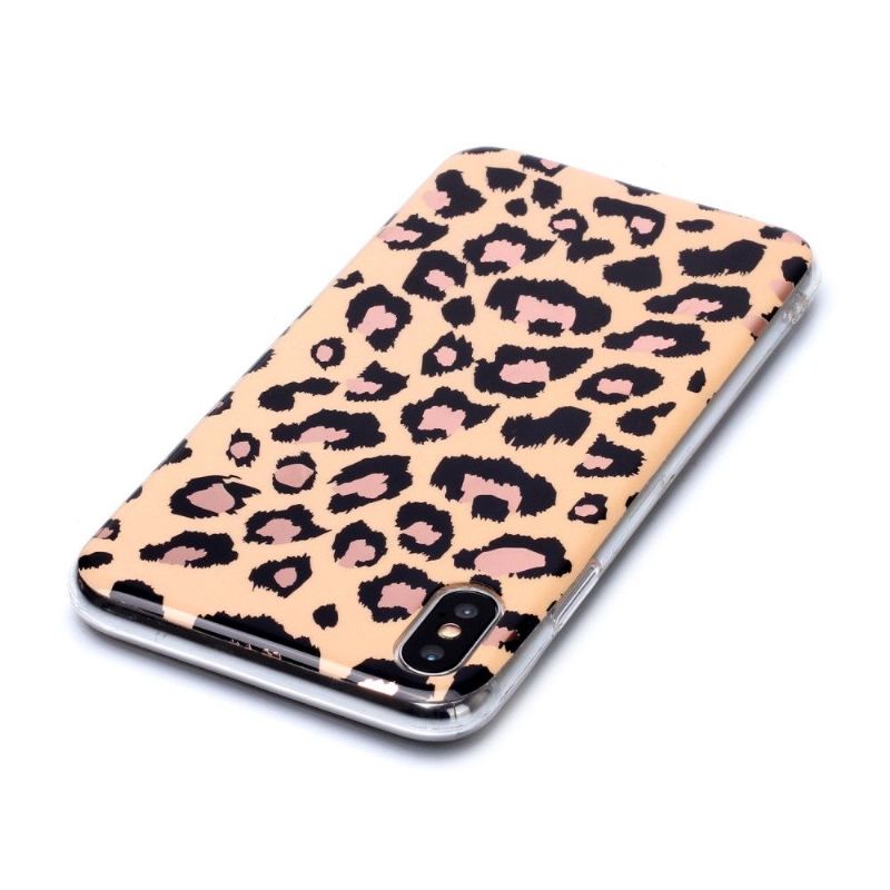 Coque iPhone XS / X Motif Léopard