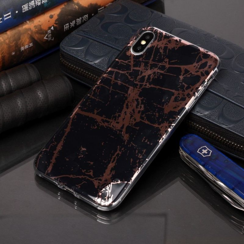 Coque iPhone XS / X Style Marbre