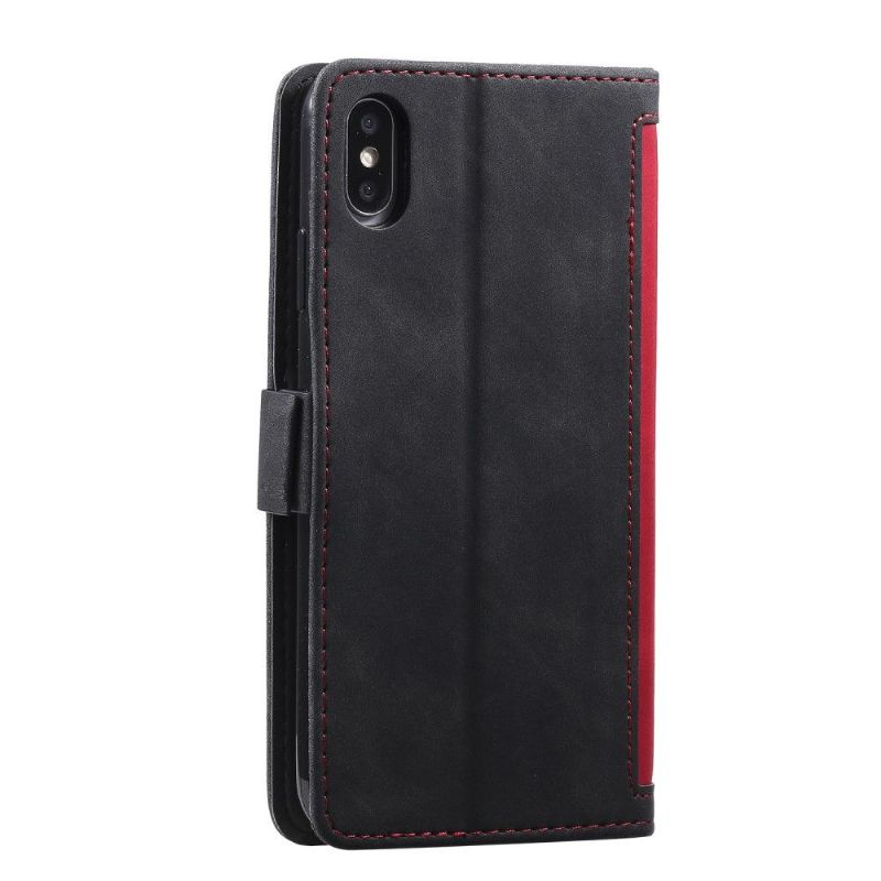 Housse portefeuille iPhone XS / X Vintage Pocket