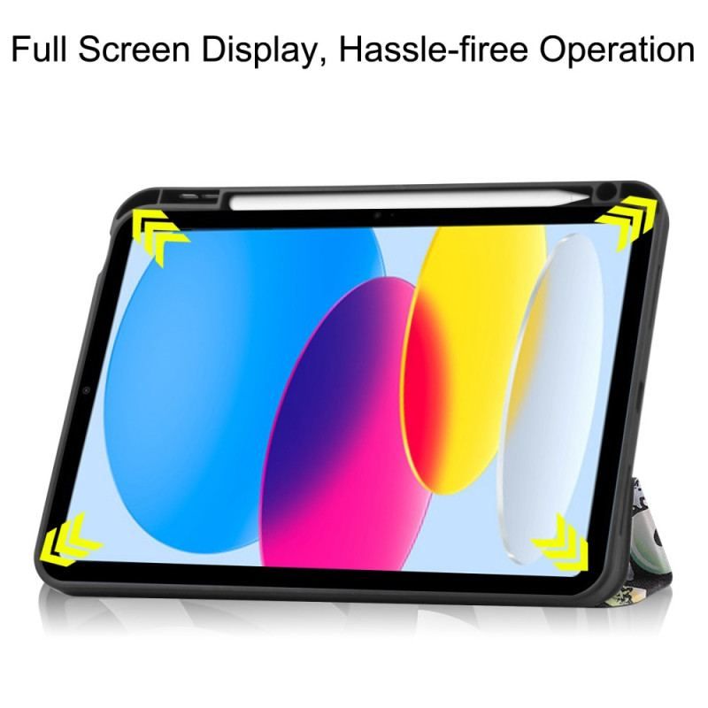 Smart Case iPad 10.9" (2022) Porte-Stylet Graffitis