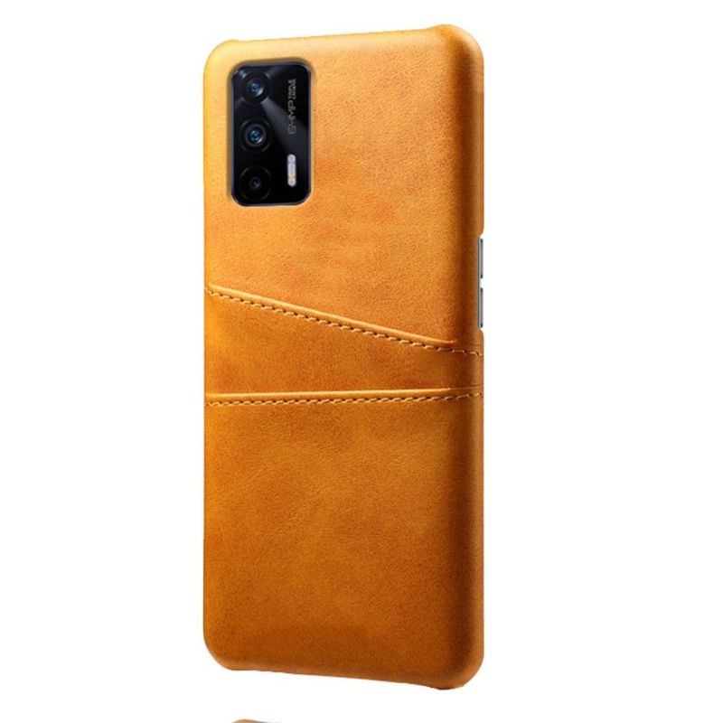 Coque Realme GT 5G Mélodie effet cuir porte cartes