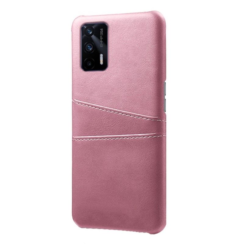 Coque Realme GT 5G Mélodie effet cuir porte cartes