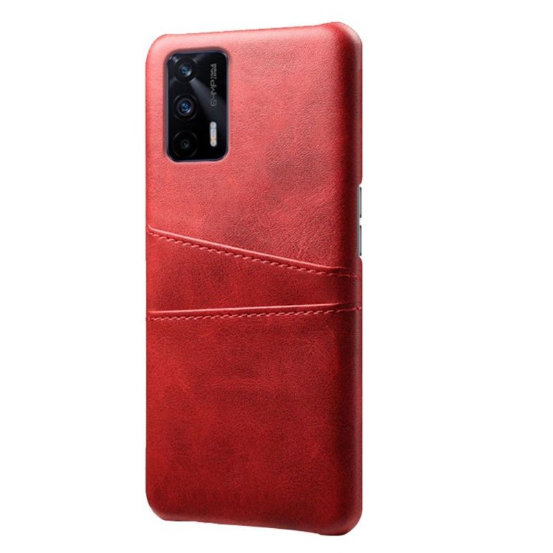 Coque Realme GT 5G Mélodie effet cuir porte cartes