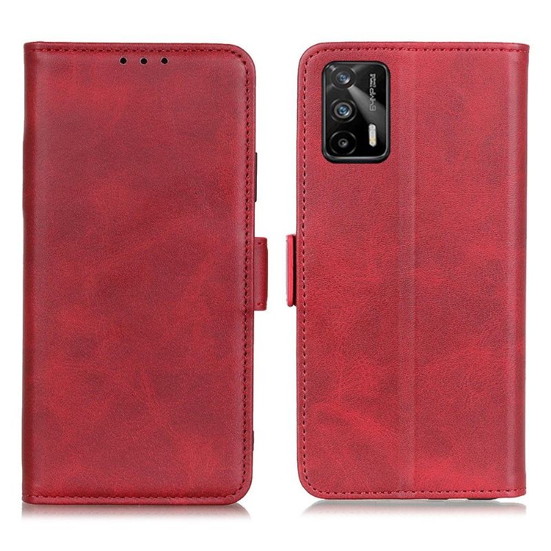 Étui portefeuille Realme GT 5G revêtement effet cuir mat