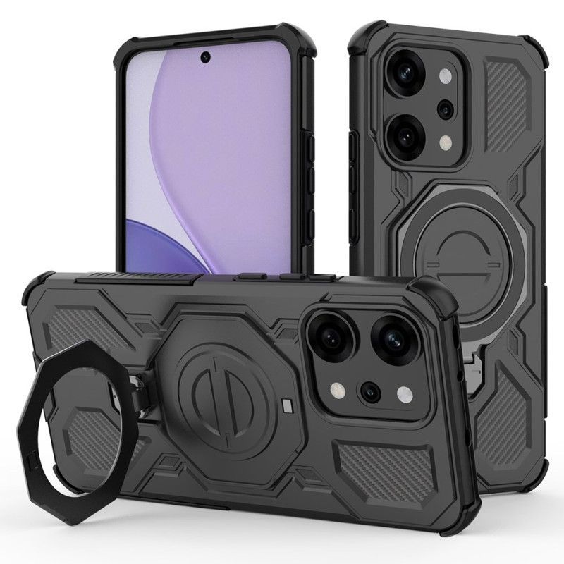 Coque Magnétique pour Oppo Reno 14 Pro 5G Magnétique Ultra Résistante avec Anneau-Support
