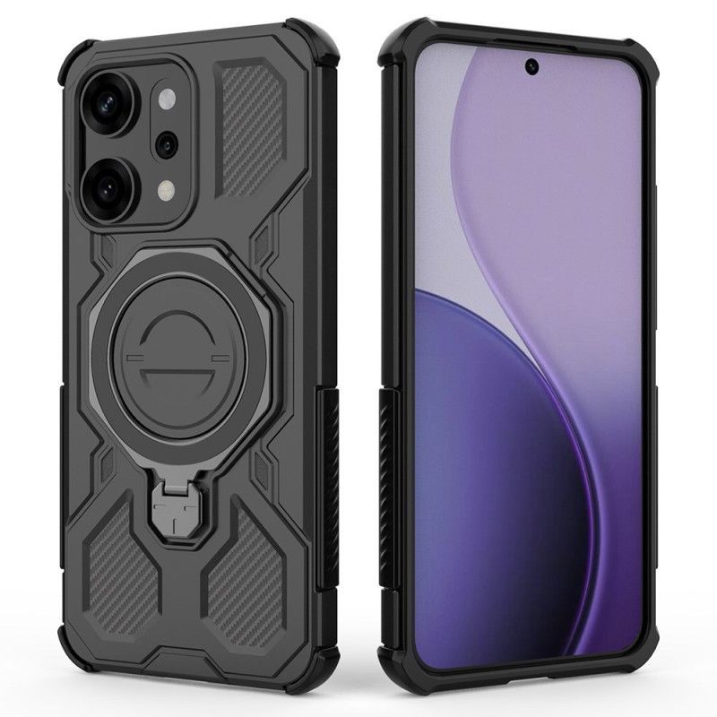 Coque Magnétique pour Oppo Reno 14 Pro 5G Magnétique Ultra Résistante avec Anneau-Support