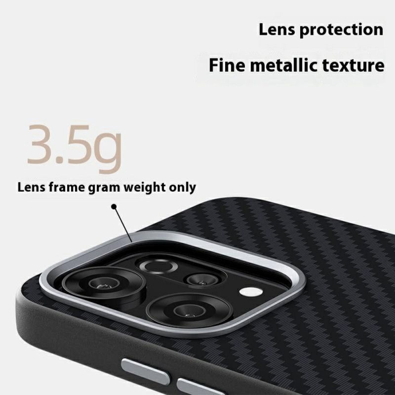 Coque Oppo Reno 14 Pro 5G Compatible MagSafe Fibre Carbone ABEEL