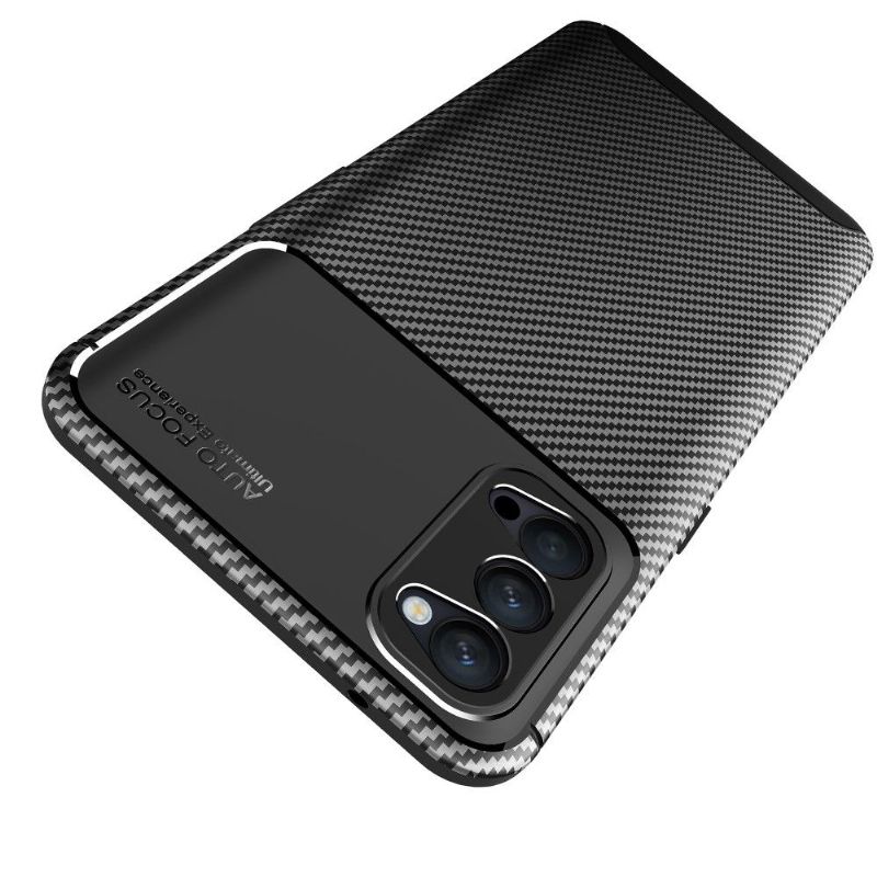 Coque Oppo Reno 4 5G effet fibre de carbone