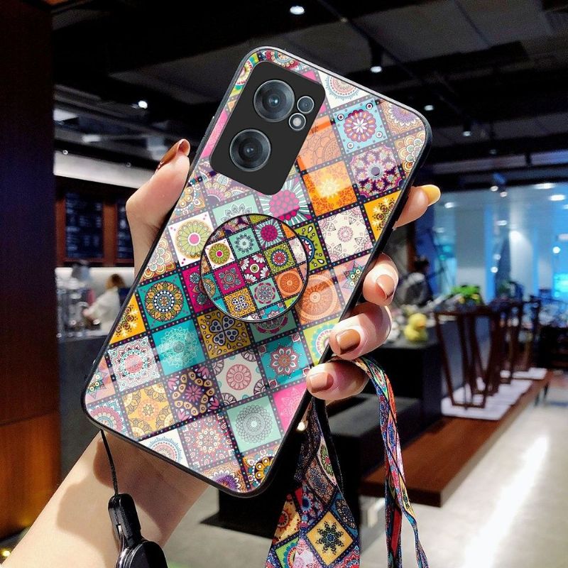 Coque OnePlus Nord CE 2 5G Kaleidoscope Mandala avec support