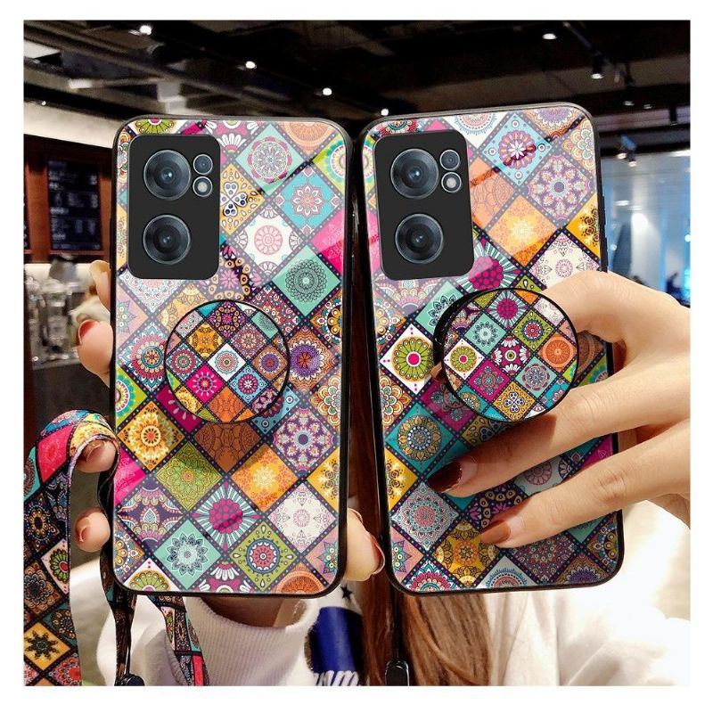 Coque OnePlus Nord CE 2 5G Kaleidoscope Mandala avec support