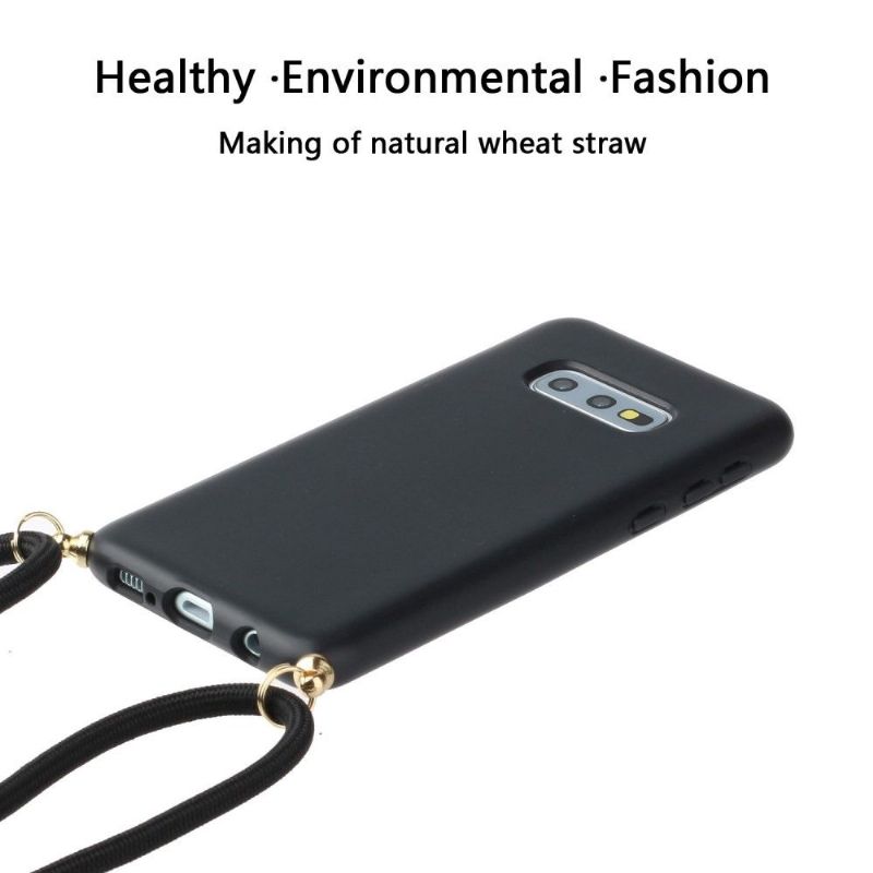 Coque avec cordon bandoulière pour Samsung Galaxy S10e