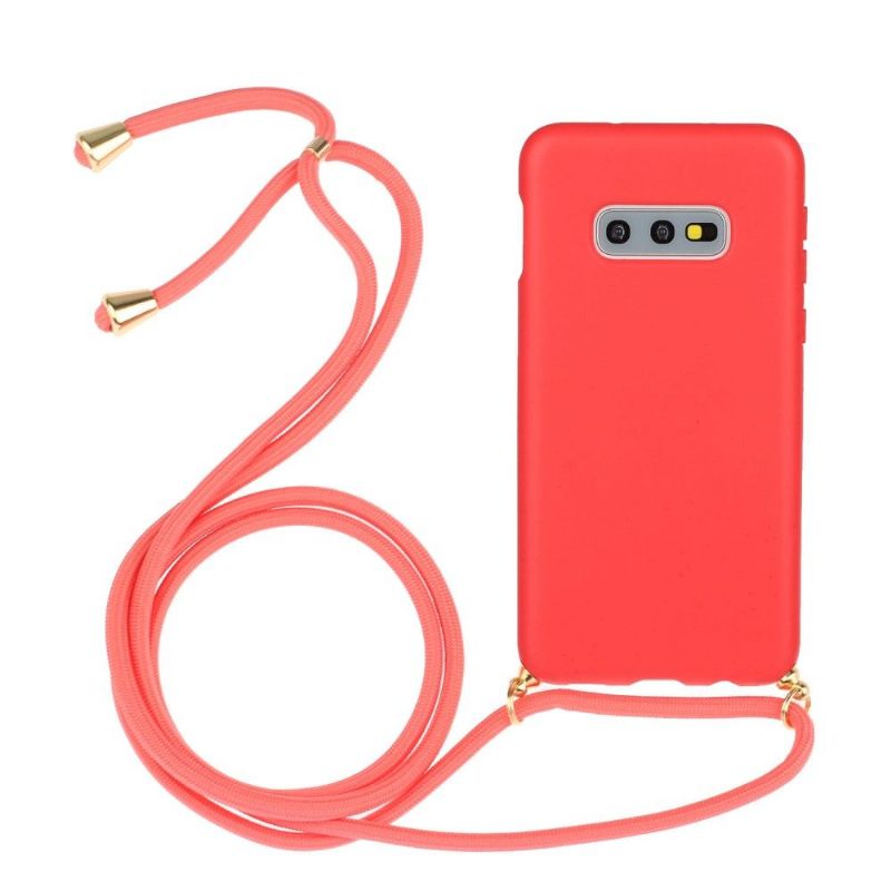 Coque avec cordon bandoulière pour Samsung Galaxy S10e