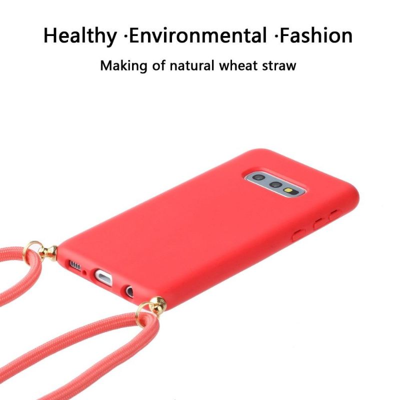 Coque avec cordon bandoulière pour Samsung Galaxy S10e