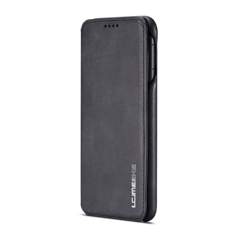 Samsung Galaxy S10e - Coque avec rabat simili cuir