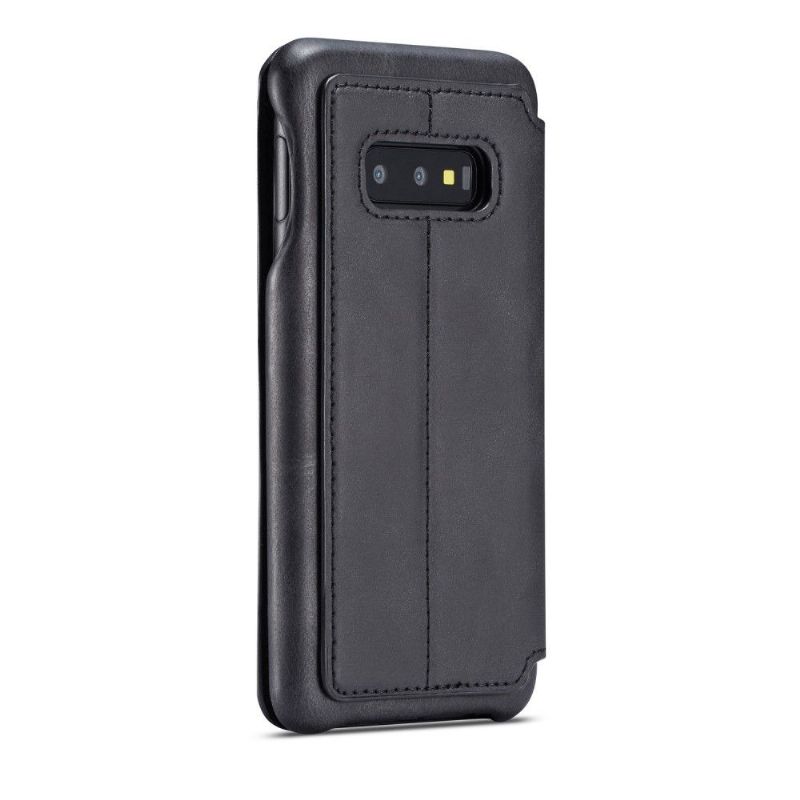 Samsung Galaxy S10e - Coque avec rabat simili cuir