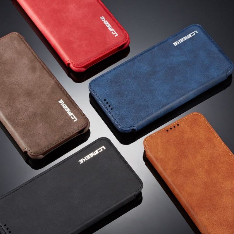 Samsung Galaxy S10e - Coque avec rabat simili cuir