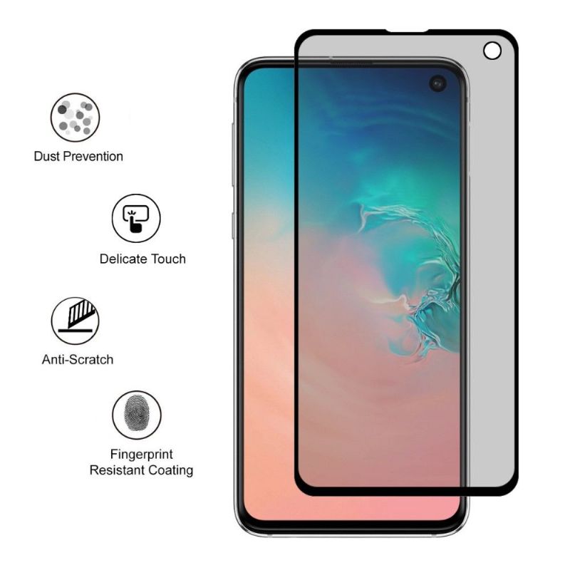 Samsung Galaxy S10e - Verre trempé et filtre de confidentialité