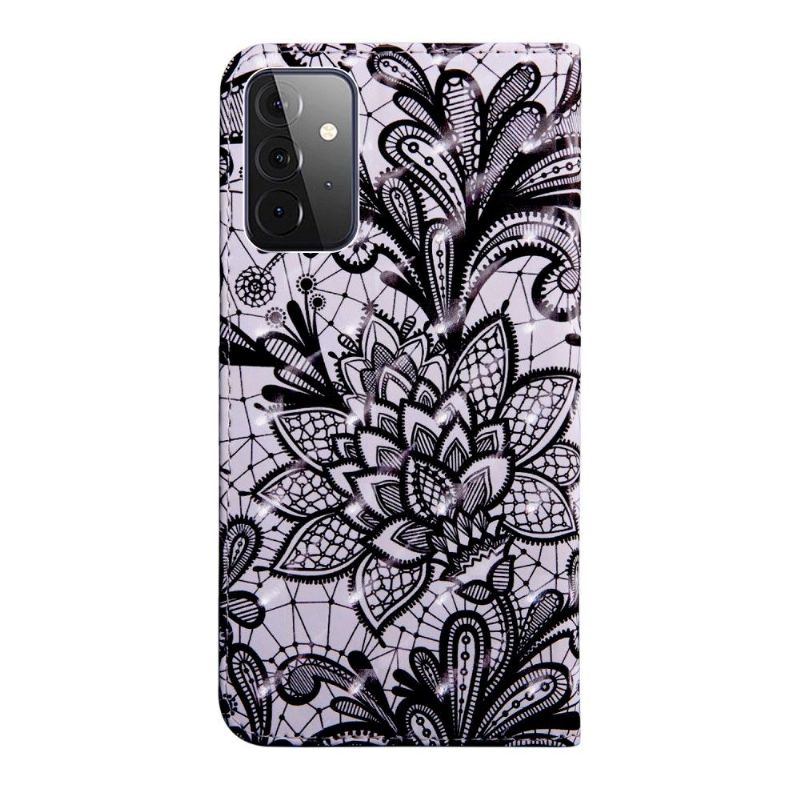 Housse Samsung Galaxy A52 5G / A52 4G / A52s 5G Dentelle Fleur