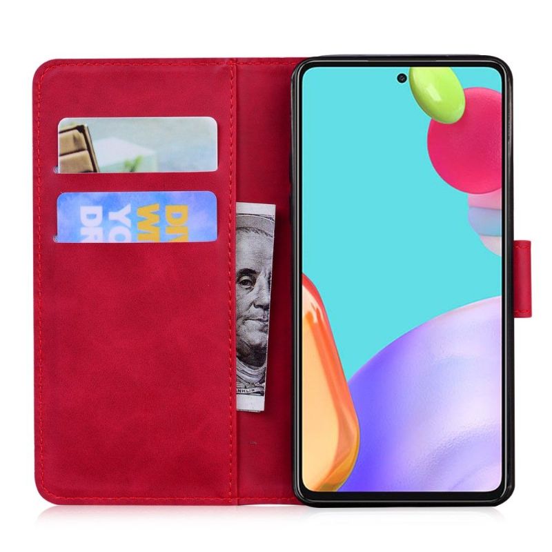 Housse Samsung Galaxy A52 5G, A52 4G Et A52s 5G Protection papillon coloré