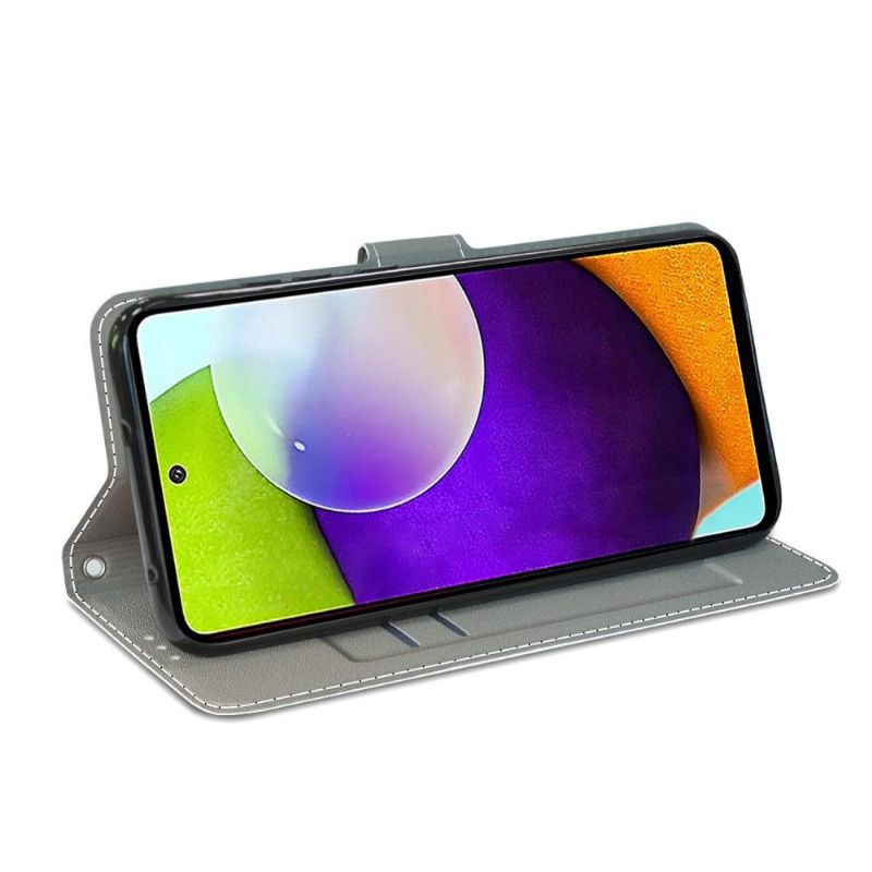 Housse Samsung Galaxy A52, A52 5G et A52s 5G Papillons roses