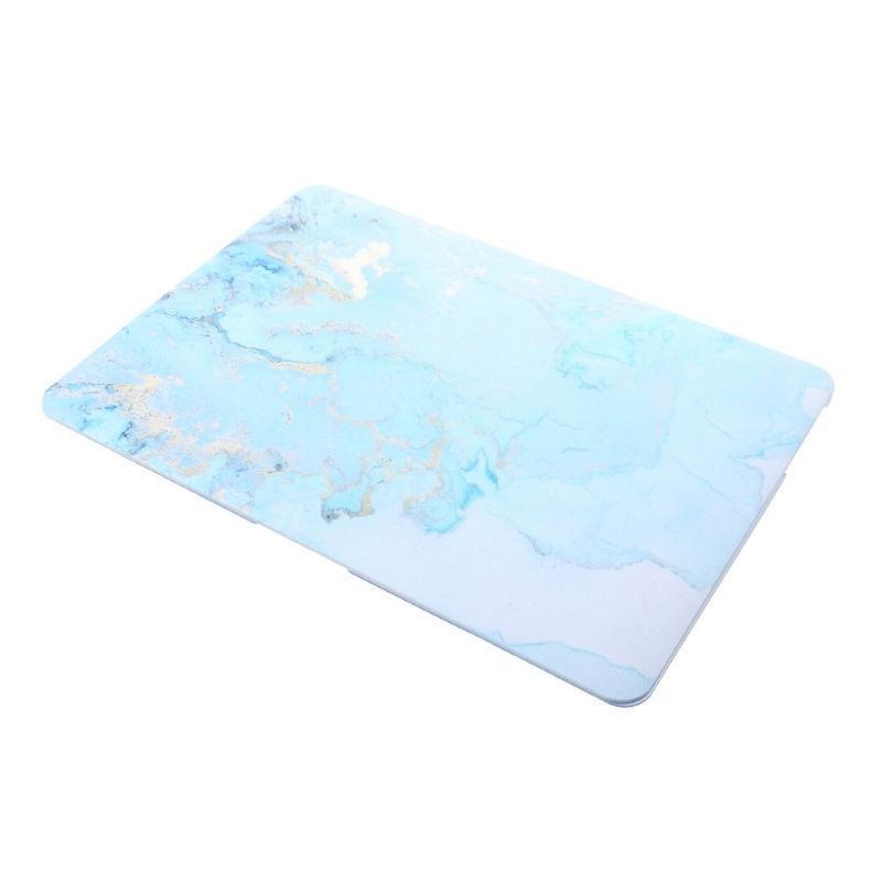 MacBook Air 13 pouces - Coque motif marbre bleu clair