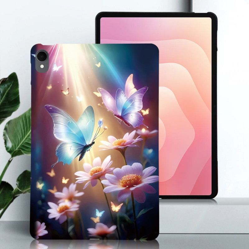 Coque Samsung Galaxy Tab S11 Papillons sous la Lumière
