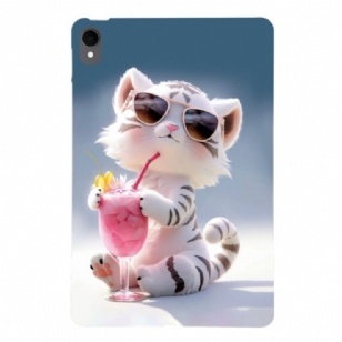 Coque Samsung Galaxy Tab S11 Tigre Cartoon