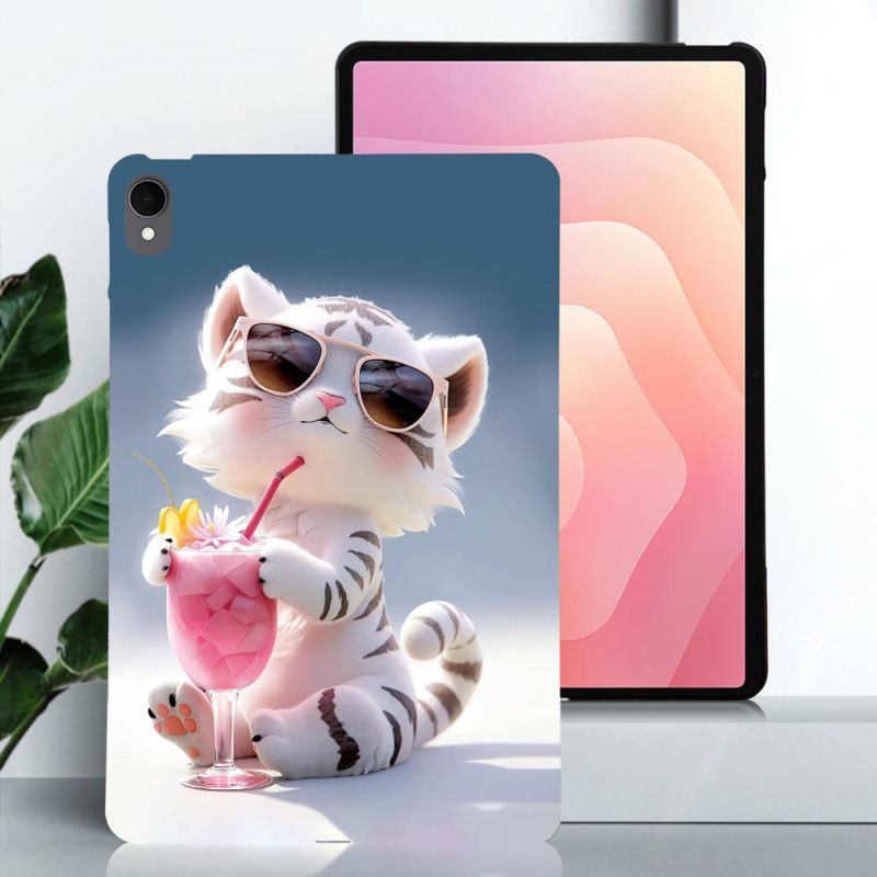 Coque Samsung Galaxy Tab S11 Tigre Cartoon