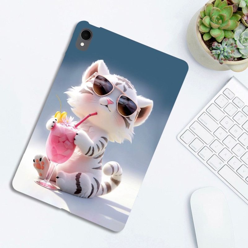 Coque Samsung Galaxy Tab S11 Tigre Cartoon