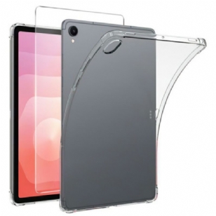 Coque Samsung Galaxy Tab S11 Transparente avec Protection d'Écran en Verre Trempé