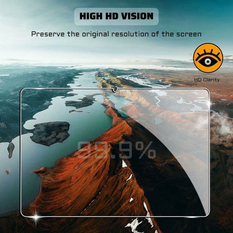 Coque Samsung Galaxy Tab S11 Transparente avec Protection d'Écran en Verre Trempé