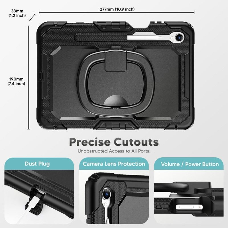 Coque Samsung Galaxy Tab S11 Ultra Résistante avec Anneau