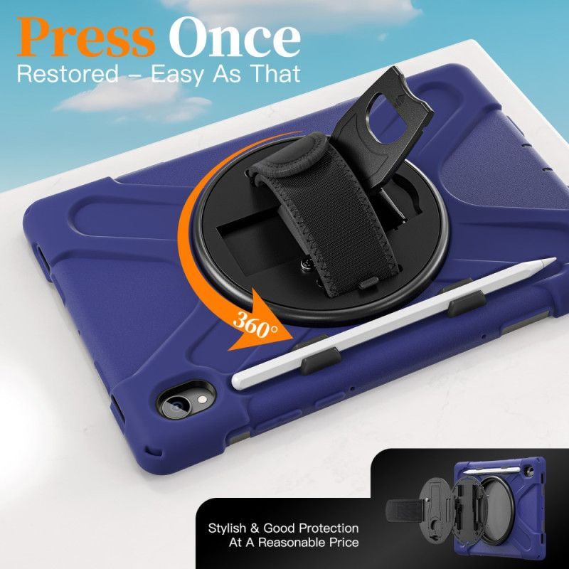 Coque Samsung Galaxy Tab S11 Ultra Résistante avec Porte-Stylet et Bandoulière