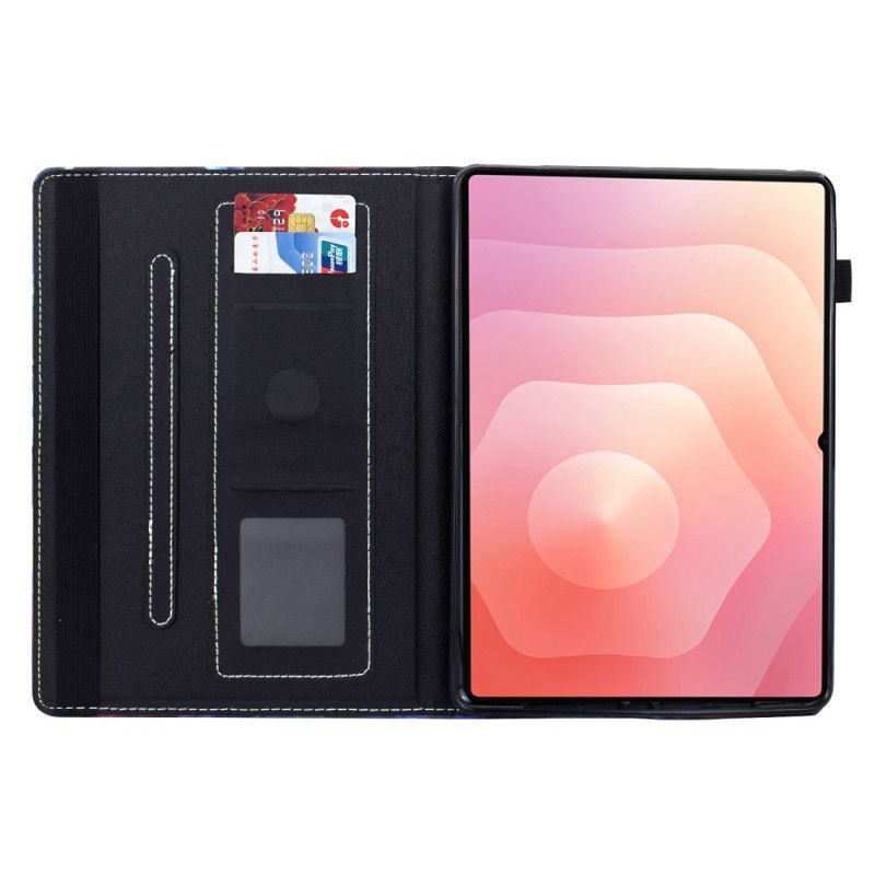 Housse Samsung Galaxy Tab S11 Chat en Hiver