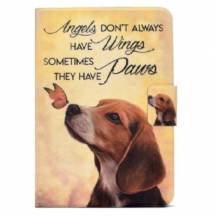 Housse Samsung Galaxy Tab S11 Chien et Papillon