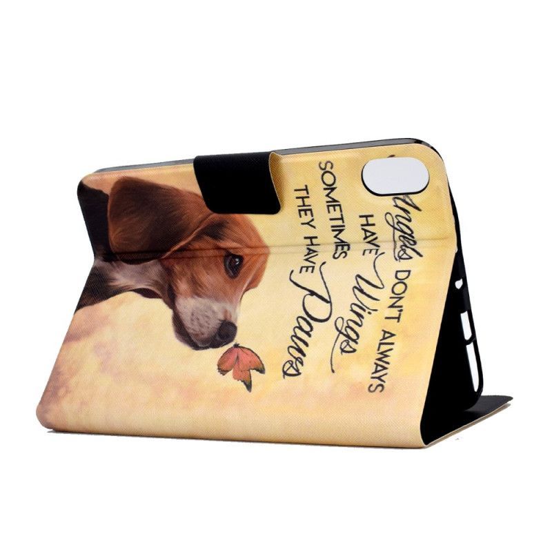 Housse Samsung Galaxy Tab S11 Chien et Papillon