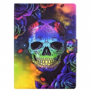 Housse Samsung Galaxy Tab S11 Crâne Coloré