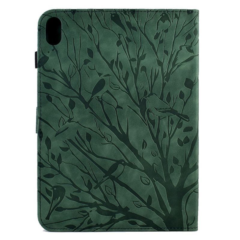 Housse Samsung Galaxy Tab S11 Effet Daim Branches