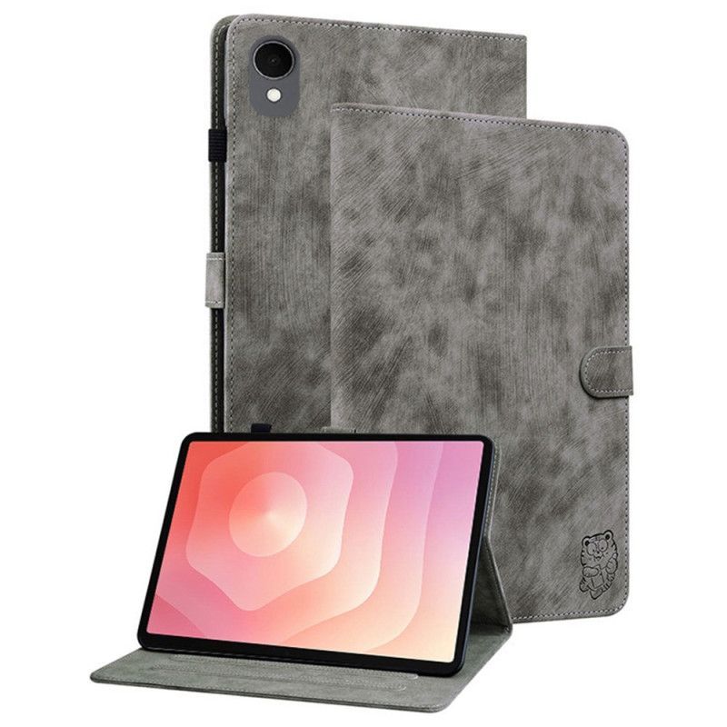 Housse Samsung Galaxy Tab S11 Effet Daim Vintage