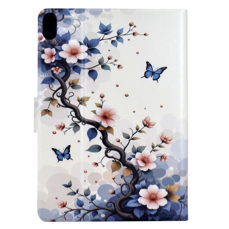 Housse Samsung Galaxy Tab S11 Fleurettes et Papillons