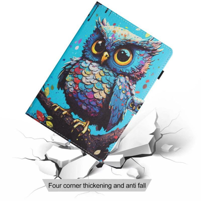 Housse Samsung Galaxy Tab S11 Hibou