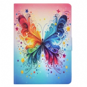 Housse Samsung Galaxy Tab S11 Papillon Aquarelle