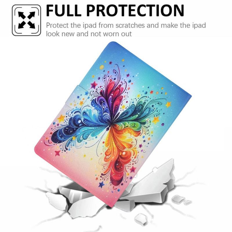 Housse Samsung Galaxy Tab S11 Papillon Aquarelle