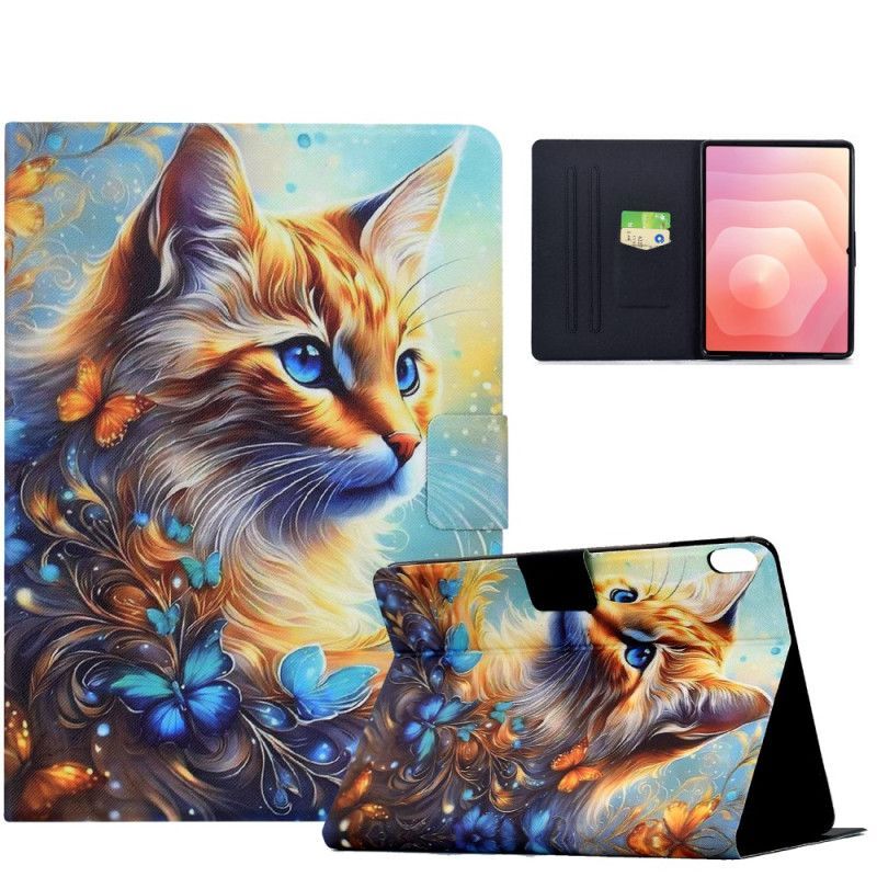 Housse Samsung Galaxy Tab S11 Peinture Chat