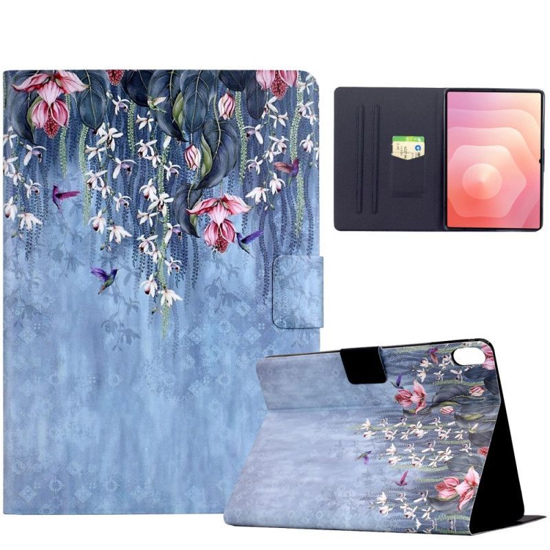 Housse Samsung Galaxy Tab S11 Pluie Florale